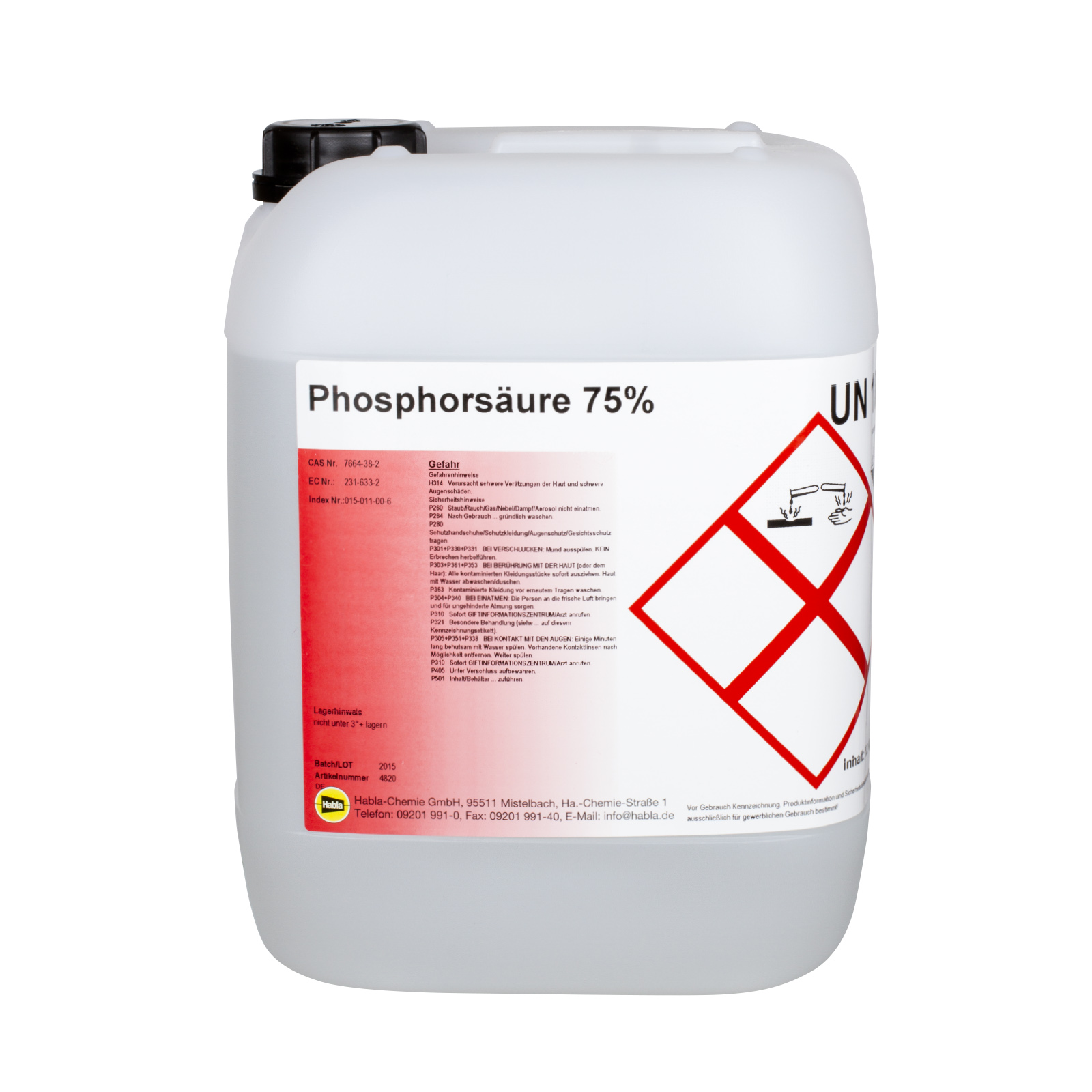 Phosphorsäure 75% 35 Kg